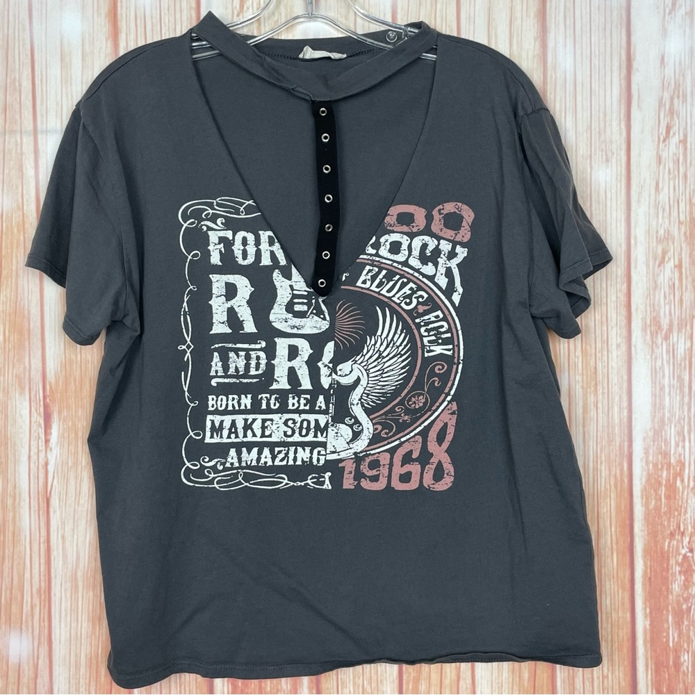 Local Lab Graphic Rocker Band Tee Tshirt (XL)